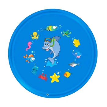 Āra Zālienu, Beach, Jūras Dzīvnieku Piepūšamās Ūdens Strūklu Bērni Spēlē Pad Paklājiņš Ūdens Spēles Pludmales Paklājiņš Pildītās Rotaļlietas