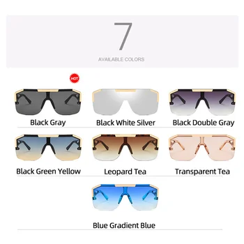 Lielgabarīta Ieplests Saulesbrilles Sieviešu 2020. Gadam, Daļēji bez apmales Slīpums Siāmas Objektīvs, Saules Brilles Āra Braukšanas Pretvēja Brilles, UV