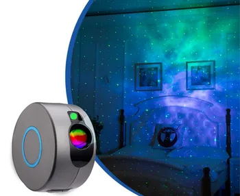 Jaunu Zvaigžņotām Debesīm Projekcijas Lampa Ar Tālvadības pulti, LED Nakts Gaisma Krāsains 3D Lāzera Miglājs Gaismas Bērniem, Bērnu Guļamistaba