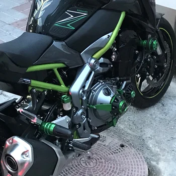 Motociklu Aksesuāri Z900 CNC, Dzinēja Aizsargs, Dzinēja Aizsardzībai Vāks Kawasaki Z900 2017