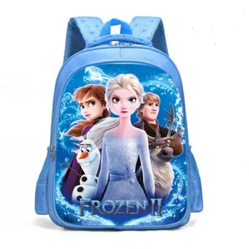 Disney princess Bērnu multfilmas galvenais soma skolas samazināšanas soma meitene zēns 1-3 pakāpes Saldēti Elsa soma skolas bērnu mugursoma
