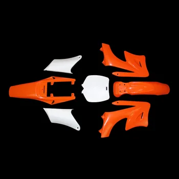 XLJOY Oranžu & Baltu Plastmasas Spārnu Aptecētājs Boday Komplekti Ķīniešu 2 Taktu 47cc 49cc Apollo Orion Mini Motor Bedres Netīrumi Velosipēds