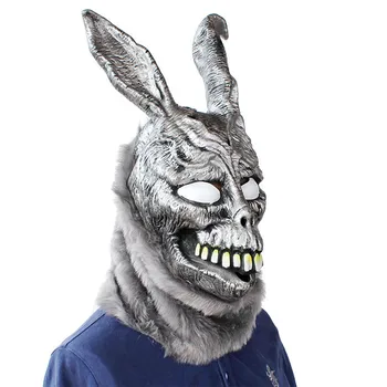 Dzīvnieku Karikatūra Truša maska Donnie Darko FRANK Zaķis Tērpu Cosplay Halloween Puse Maks Krājumus ar Kažokādas Maska