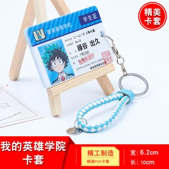 Anime Mans Varonis Augstskolu atslēgu piekariņi PVC keychain Asui Tsuyu Ochaco Uraraka Kaminari Denki, Iespējams, Dzēšgumija, Galvas Autobusu kartes uzstādīt smieklīgi