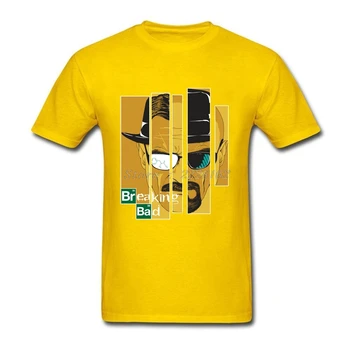 Breaking Bad Vīriešu T-krekls Roll DIY Black Tees Cilvēks, O-veida kakla 80s Heisenberg T Krekli Camisetas Vasarā Kokvilnas Apaļu Kakla Drukāt