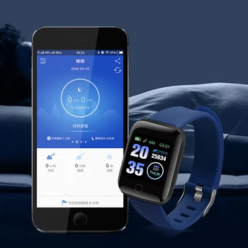 D13 Smart Watch Sievietēm, Vīriešiem, Bērniem, Sirds ritma Asins Spiediena Monitoru, 116Plus Ūdensizturīgs Sporta Smartwatch Skatīties Pulksteni, Android vai IOS