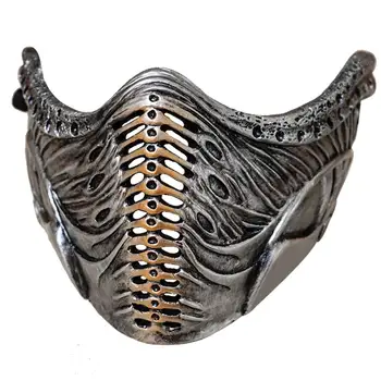 Mortal Kombat Sveķu Cosplay Maskas MK Scorpion Sejas Sub-Zero Unisex Accessorie Halloween Puse Aksesuārus Muitas Maska