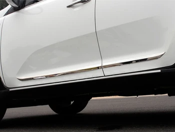 Derīgs KIA Sportage 2010 2011 2012 2013 Ārpuse ABS Chrome Durvju Ķermeņa Aizsargs, Sānu Molding Segtu Apdares 4gab Auto Stils