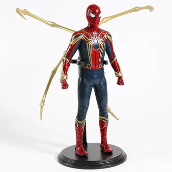 Avengers Infinity Kara Dzelzs Spider Zirnekļcilvēka Thor Captian America, Iron Man 1/6 mēroga krāsotas attēls PVC attēls Rotaļlietu Anime