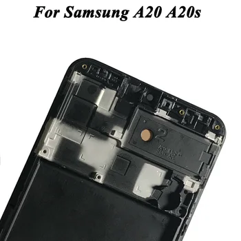6.5 collu Samsung Galaxy A20S A207 A2070 SM-A207F A20 A205 SM-A205F LCD + Touch Screen Sensoru Digitizer