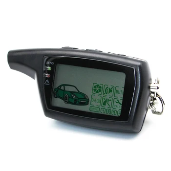 DXL3000 LCD Tālvadības pults Taustiņu Fob Ķēdes Keychain par Transportlīdzekļa Drošības divvirzienu auto signalizācija PANDORA DXL 3000