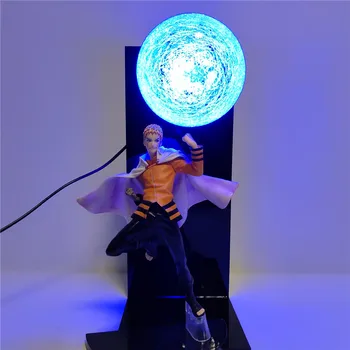 Naruto BORUTO Uzumaki Naruto Diy LED Nakts Gaisma Shippuden Uzumaki LED Galda Lampa Mājās Dekoratīvās Lampas Zēns Ziemassvētku Dāvanu