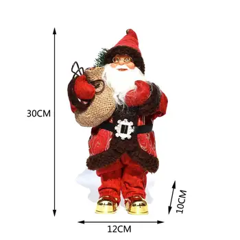 Ziemassvētku Santa Lelli Liela Izmēra Santa Claus Rotaļlietas Ziemassvētku Plīša Lelle Ziemassvētku Rotājumi, Dāvanas Bērniem Ziemassvētku Eglītes Rotājumu