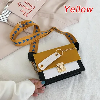 Luksusa Somas Sieviešu soma Matēts Kontrasta Krāsu Plecu Messenger Bag Modes Nelielu Kvadrātveida Soma сумка женская 2020