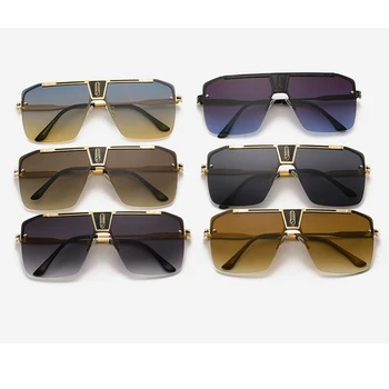 Gradients, Laukums Saulesbrilles Vīriešiem Sievietes Ir 2021. Moderns Vintage Zīmolu Dizaina Lielgabarīta bez apmales Saules Brilles Sieviešu Brilles UV400