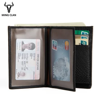 Ādas Maks Vīriešiem RFID Maki Vīriešu Maku Kartes Turētāju Modes Seifs Monēta Maku Kabatā Organizators Seifs