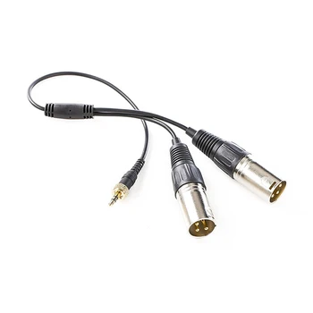 Saramonic SR-UM10-CC1 Mikrofona Kabelis Pārveidotājs, lai UwMic9, UwMic10 & UwMic15 Bezvadu Mikrofonu Sistēmu un Dual-XLR Ieejas