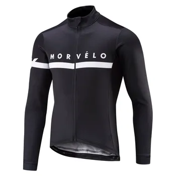 Ir 2021. Morvelo retro Vīriešu Velosipēdu Jersey Long Sleeve Jersey Roap Ciclismo Velo Apģērbs velosipēdu Velosipēdu Jersey Cikla Apģērbi