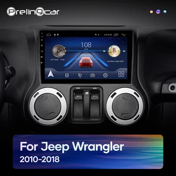 Prelingcar Jeep Wrangler 3 JK 2010-2017 android 10.0 sistēma DSP Auto GPS Radio Multimediju no 2 din Video Atskaņotājs Navigatio