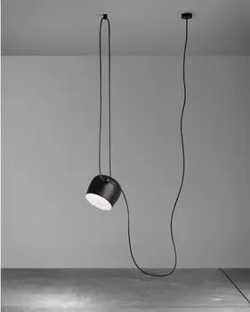 Modernas rūpniecības dzelzs spider bungas piekariņu gaismas black apturēšanu gaismeklis, bārs dzīvojamās istabas dekors gaismas lampas piederumi