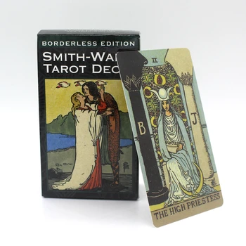 Pilnībā Angļu Valoda Bez Robežām Izdevums Smith-Waite Tarot Kartes Spēle Ar Angļu Bukletu Instrukcijas Smith Waite Tarot Galda Spēle