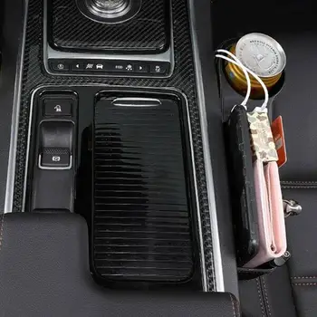 1gb Labo Auto Sēdeklīti Aiza Nepilnības Uzglabāšanas Kārba ar 2 USB Ports ABS Plastmasas Dzērienu Kabatas Organizatori Uzpilde Talkas Universal