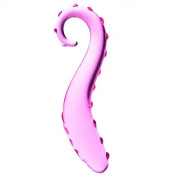 Rozā Stikla Double Sided Īpašu Hippocampus Desgin Dildo Nūjiņu Anālo plug lesbiešu G spot Stimulācija Pieaugušo Seksa Rotaļlietas Sievietēm