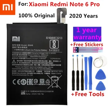 Xiaomi Sākotnējā Tālruņa Akumulatora BM46 Par Xiaomi Redmi Piezīme 3 5 5.A 7 Redmi 3. Piezīme Pro 6 Pro BN45 BN31 BN48 BN4A Rezerves Baterijas