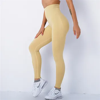 Kaminsky Sieviešu Spandex 20% Bezšuvju Stulpiņi Burbulis Muca Push Up Treniņu Legging Slim Augsta Vidukļa Leggins Mujer Fitnesa Bikses