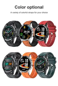 Jaunu I9 Smart Skatīties Bluetooth Zvanu Smartwatch sirdsdarbība Vīriešiem Vairākas Sporta Režīmā Ūdensizturīgs Par HuaWei Android, IOS PK GT2 L13 P8
