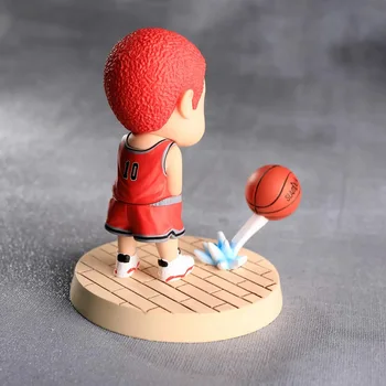Anime Attēls SLAM DUNK Sakuragi Hanamichi Haruko Akagi Q Ver. PVC Rīcības Attēls Rotaļlietu Kolekcija Modeļu Lelle Dāvanu 10cm