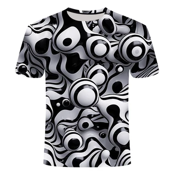 Modes t krekls Vīriešiem 2020. gada vasarā jaunu jūra pavisam Melnā un baltā maskēšanās 3D druka T-krekls ar īsām piedurknēm vīriešu apģērbi S-6XL