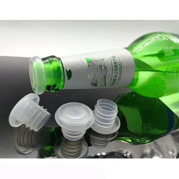 Apaļā vīna pudele cap Pārtikas kvalitātes plastmasas, Stikla Pudeles Aizbāzni amatniecības mājās brūvēt alus Alus Dzērienu Zīmogs Saglabāt Plug Rīku Josla