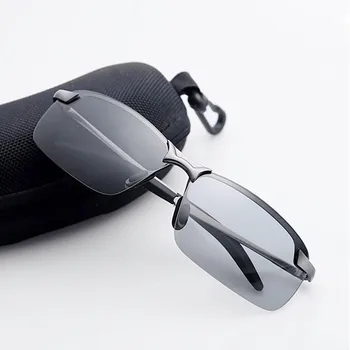 Polarizēta Photochromic Saulesbrilles Mens Pārejas Objektīvu Braukšanas Brilles Vīriešu Vadītāja Safty Aizsargbrilles Oculos Gafas De Sol Jaunus #G
