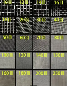 400mm diametrs Vibrācijas ekrāns sijāšanas pulveris mašīnu piederumi, nerūsējošā tērauda sietu, 1-250 acs pēc izvēles