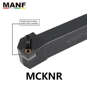 MANF Virpošanas Instrumentu turētāja 25mm MCKNR-1616H12 Virpošanas Griežņu Metāla Griešanas Toolholder Ārējās Pagriežot Turētāju CNMG CNC Virpas