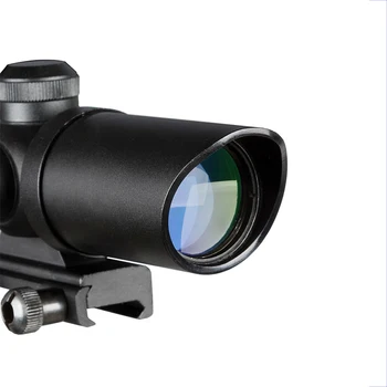 1.5-5X32 Īss darbības Joma Medību Riflescope Red Dot Zaļo Izgaismotas Optisko Redzes Dzelzceļa 20mm Arbaleti, Lai Mednieks Airsoft Ieroči
