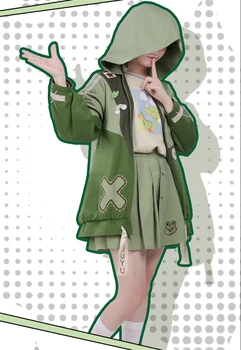 Anime Cosplay Mans Varonis Augstskolu Asui Tsuyu Jauki Gudrs Dinozauru Sērijas Cosplay Kostīmu Formas Tērpu, Ikdienas Kleita Sievietēm