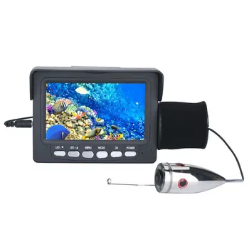 15M 1000tvl Zemūdens Zvejas Video Kameras Komplektu, 6 GAB 1W Baltas LED Gaismas ar 4.3 Collu HD DVR Reģistrators Zvejas rīku fish finder