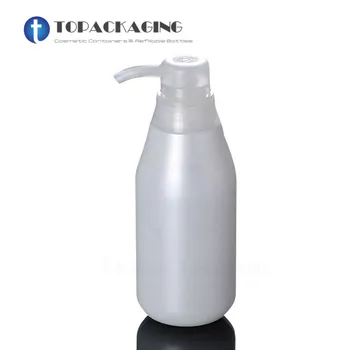 20PCS/DAUDZ 300ML Nospiediet Losjons Sūknis Uzpildāmas Pudeles Tukšas Plastmasas Spiediena PE Tvertnes Piena Pudelē Šampūns, Dušas Želeja Iepakošanas