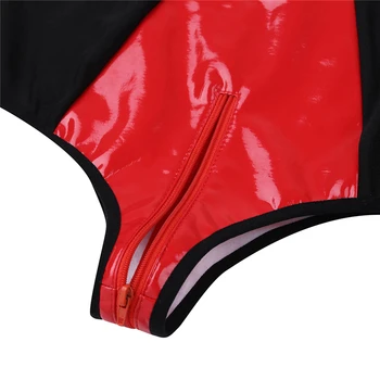Spīdīga PVC Bikses Sievietēm Augsta Vidukļa Sexy Black Laupījums Bikses Sieviešu Modes Naktsklubs Mini Šorti Skatuves Sniegumu Tērpu Meitene