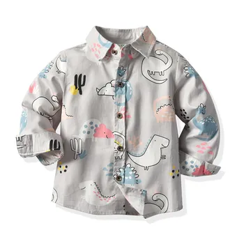 Rudenī Bērni Zēnu Drēbes Uzvalku Bērnu Džentlmenis ar garām Piedurknēm T-krekls + Bikses 2 gab., Dzimšanas dienas svinības Apģērbs Toddler Zēna Apģērbs