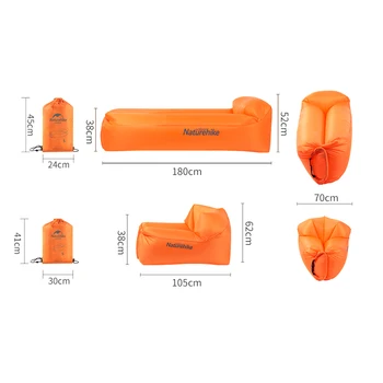 Piepūšamais Maiss sauļošanās krēslu Gaisa Dīvāns Anti-Gaisa Noplūde Dizains Izmantošanai Iekštelpās vai ārpus Telpām Piepūšamie Atpūtas Kempings Pikniki