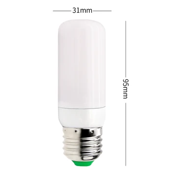 E27 LED Liesmas Lampa 220V Led Svece Simulācijas Liesmu Efekts Spuldzes 110V Uguns Imitācijas Lampas 3W Mirgo Sacensība Mājas
