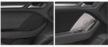 Auto stils Audi A3 8V sedans-2017 Nerūsējošā tērauda Uzlīme audio skaļruņu skaņas segtu dekorēšana, interjera apdares līstes