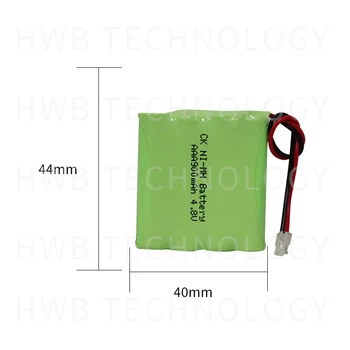 2pack/daudz Pavisam Jaunu AAA 4.8 V 800mAh NI-MH Rechargable Battery Pack Baterijas Bezmaksas Piegāde
