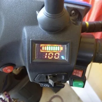 Akumulatoru testeris Gāzizlādes sprieguma Indikators metru jaudas Testeri voltmetrs Elektriskā Transportlīdzekļa Skābes svina 12V-96V 48Vdefault