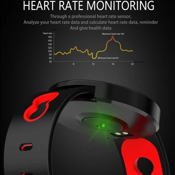 X11 Smart Skatīties Vīrieši Sievietes Ūdensizturīgs IP67 Smart Pulkstenis asinsspiediens, Sirds ritma Monitors Ziņu Atgādinājums Sporta Smartwatch
