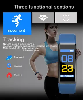 115Plus Sirdsdarbības Ātrums, asinsspiediens Smart joslā 5 Aproce Fitnesa Tracker Smart Joslā Bluetooth Smart Skatīties fit Vīriešu un Sieviešu Aproce