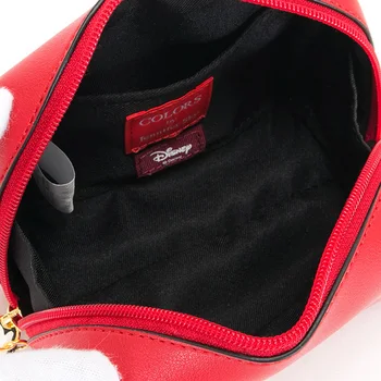 Disney Mickey mouse kosmētikas plīša riņķa soma dāma sajūgs soma karikatūra monētas pu maku maisu turētājs karte mini uzglabāšanas somiņa